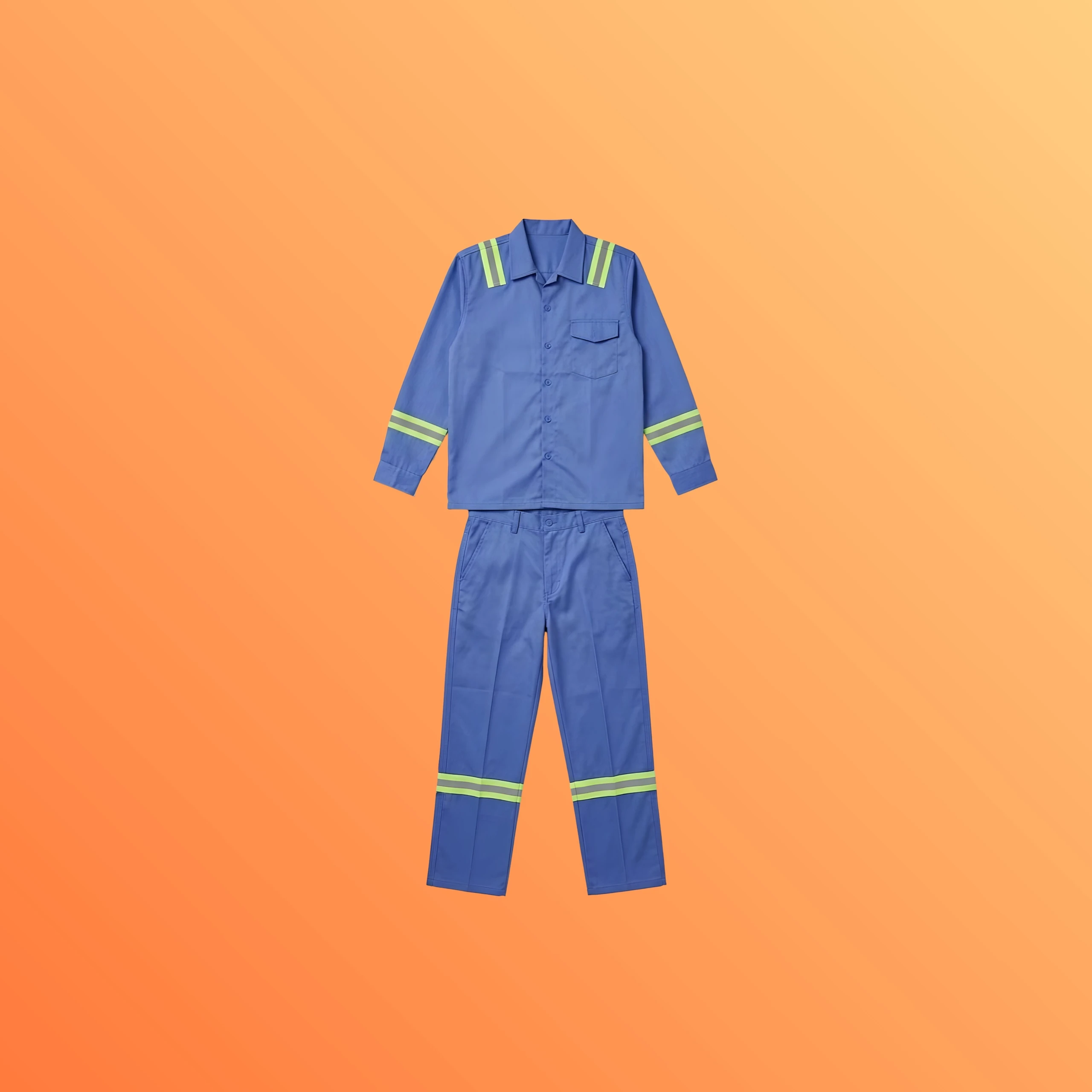 Reflective Industrial Work Uniform